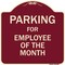 Signmission Designer Series-Parking For Employee Of The Month Sign, 18" x 18", BU-1818-9801 A-DES-BU-1818-9801 - alternate 1